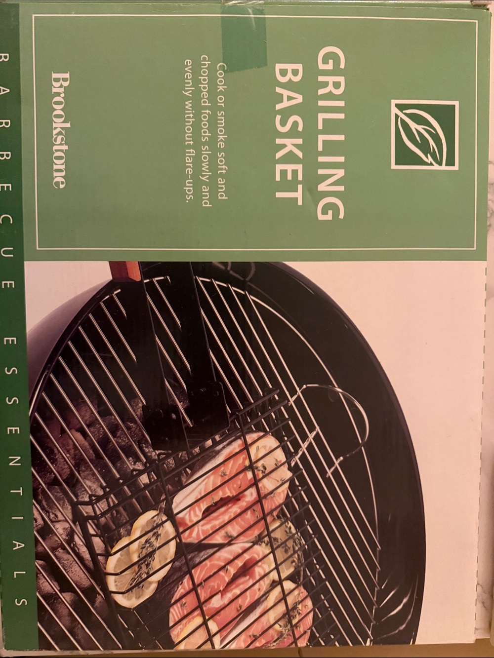 Brookstone Black Grilling Basket for Vegetables & Small Foods